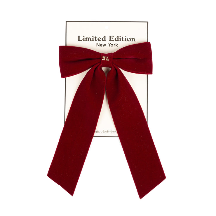 Classic Velvet  Bow Large