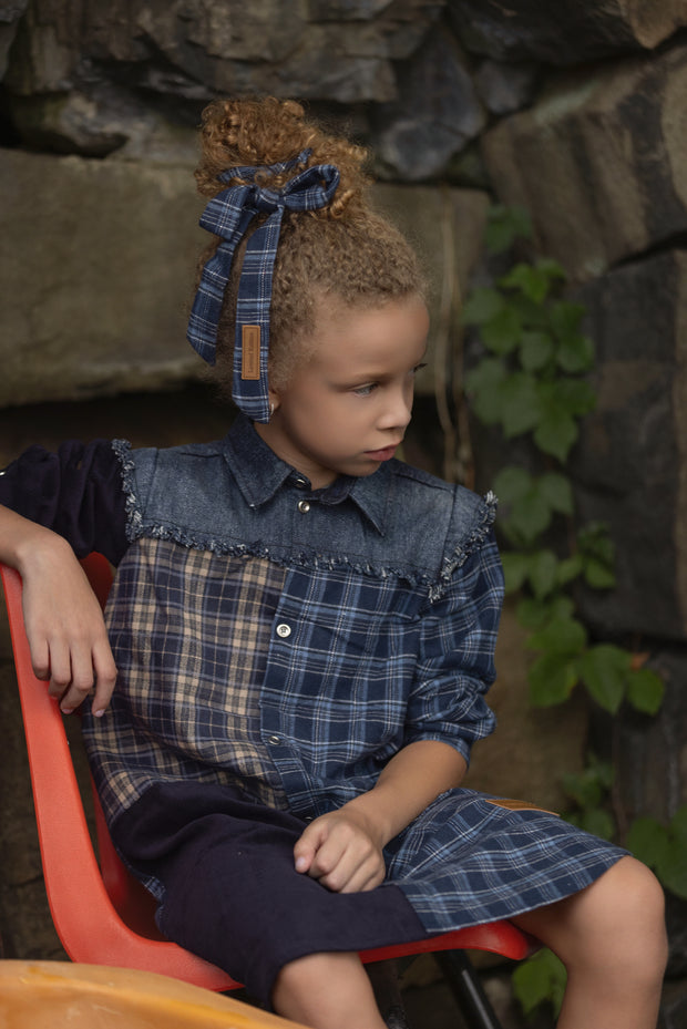 PLAID HAIR TIE
