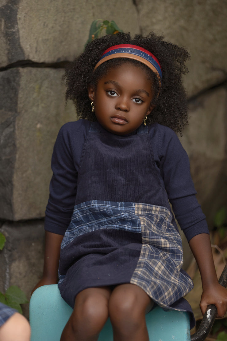 Perforated Leather  Headband-Thin
