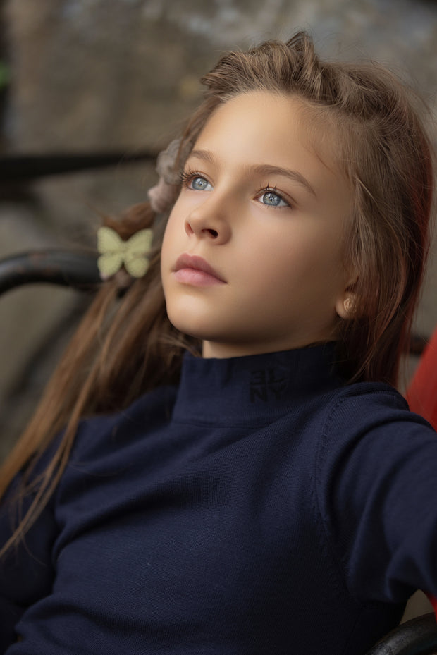 Leny Jacquard Knit Turtleneck