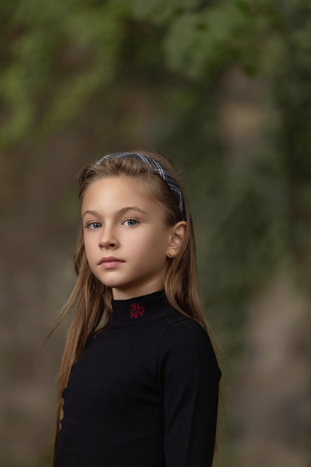Leny Jacquard Knit Turtleneck