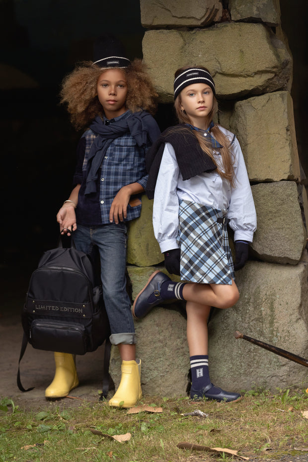 Perforated Leather  Backpack