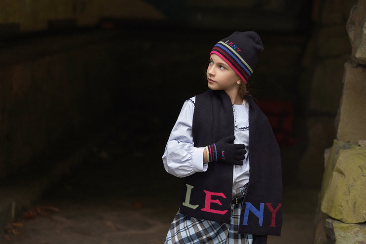 Striped Knit Beanie