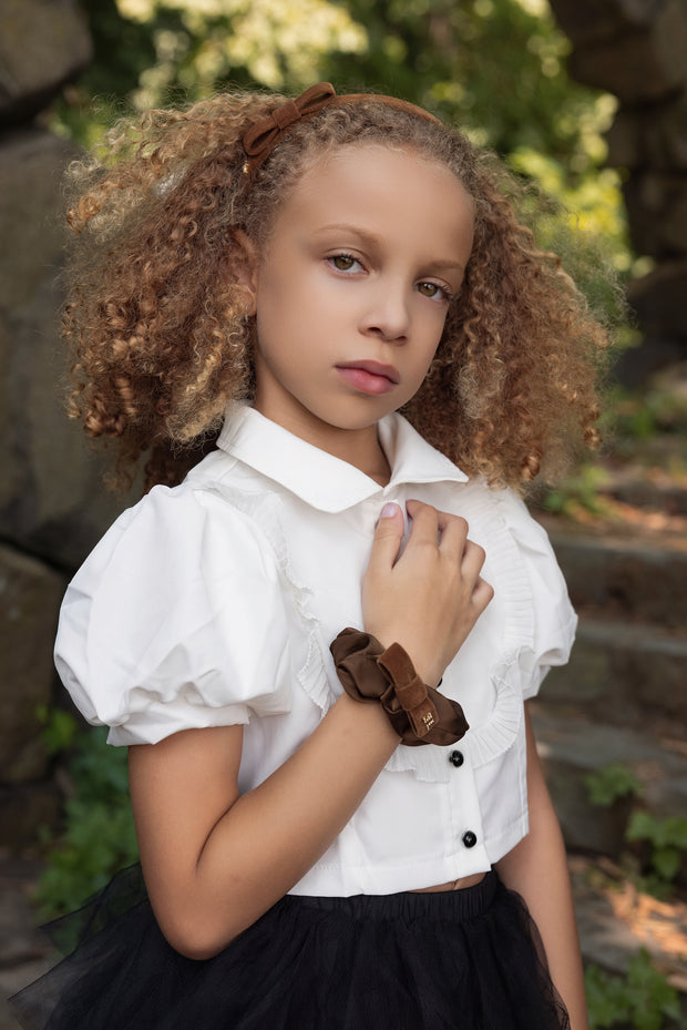 Classic Velvet Bow Scrunchie
