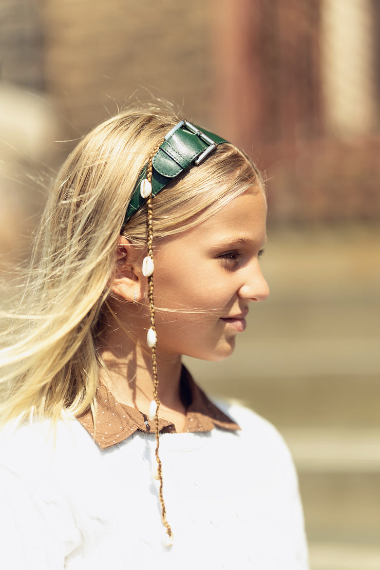 Leather Buckle Headband