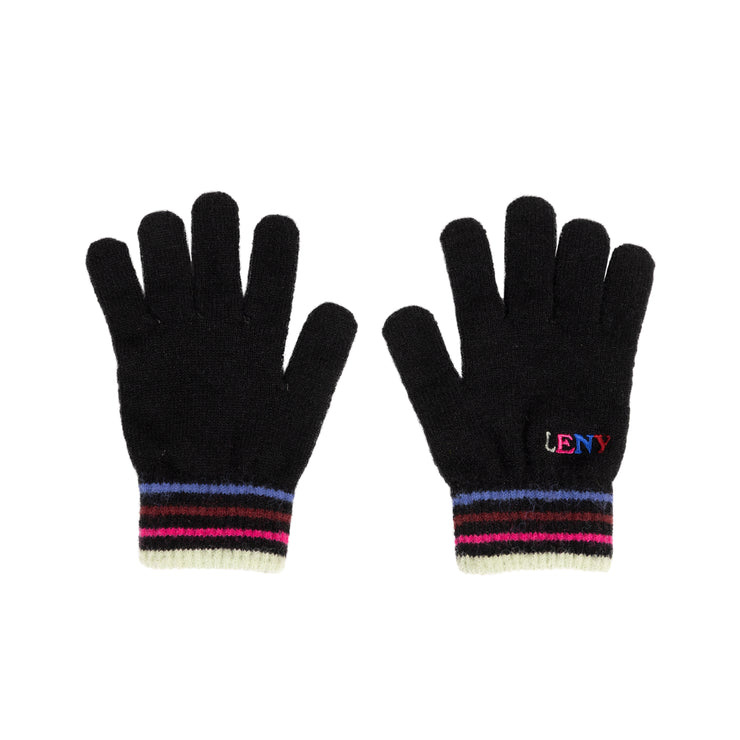 Striped Knit Glove