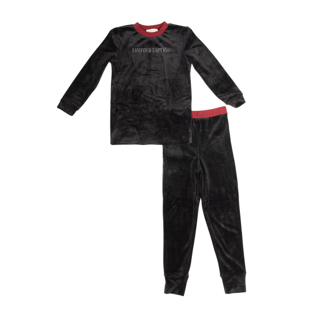 Stud Logo Velour Pajamas