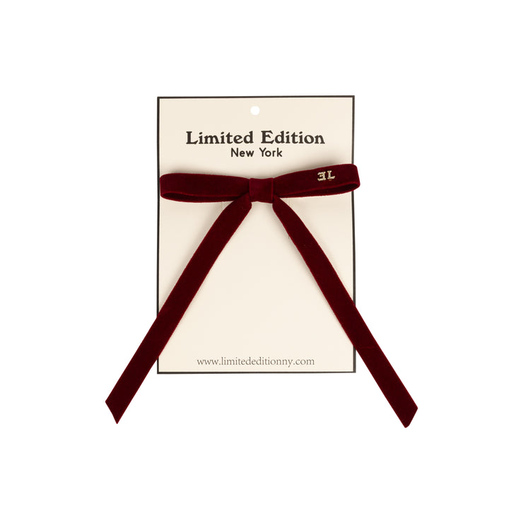 Classic Velvet  Bow Thin