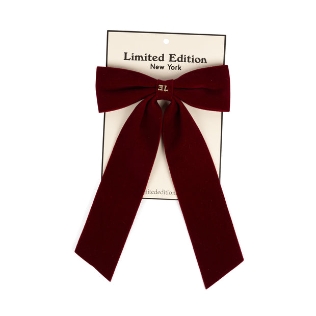Classic Velvet  Bow Large