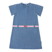 Denim Belt Dress