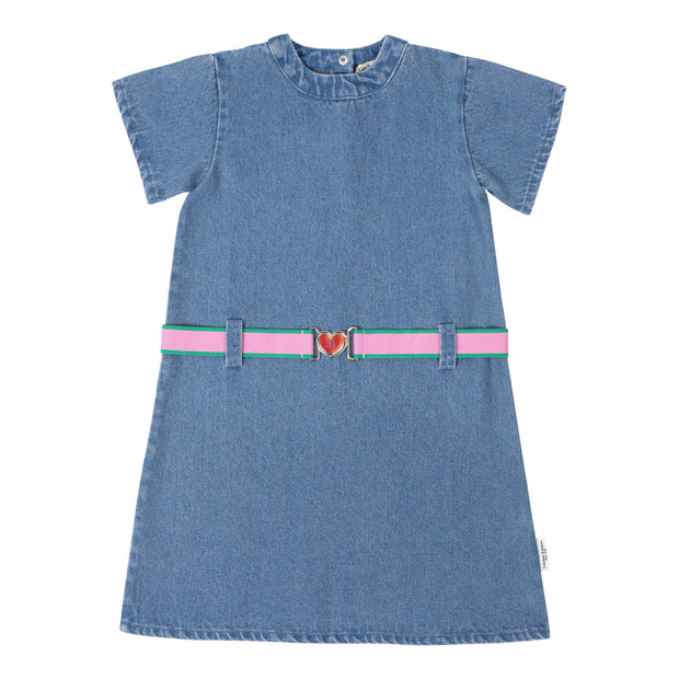 Denim Belt Dress