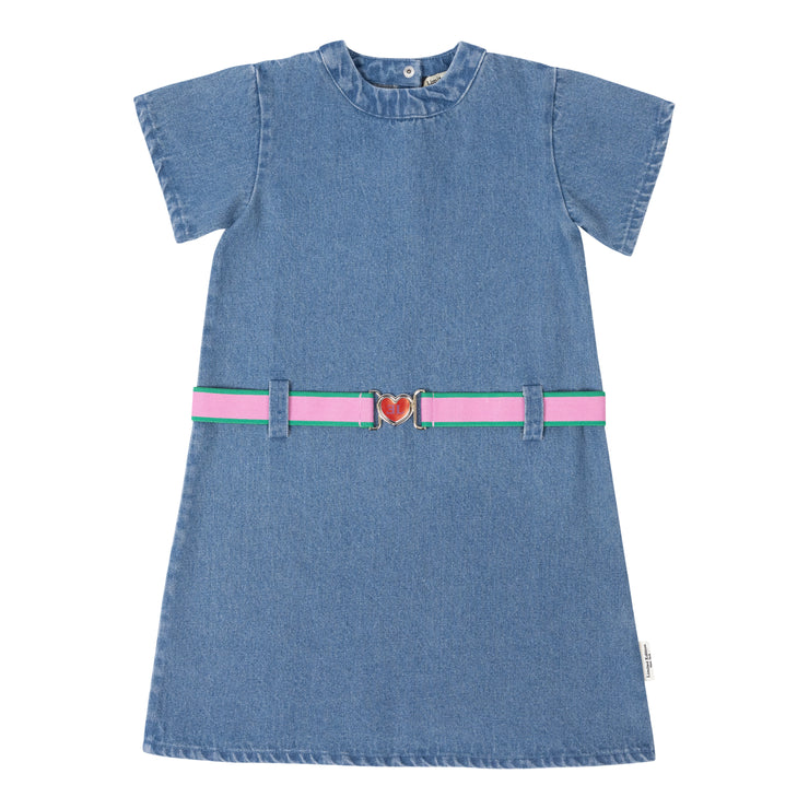 Denim Belt Dress