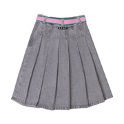 Denim Belt Skirt