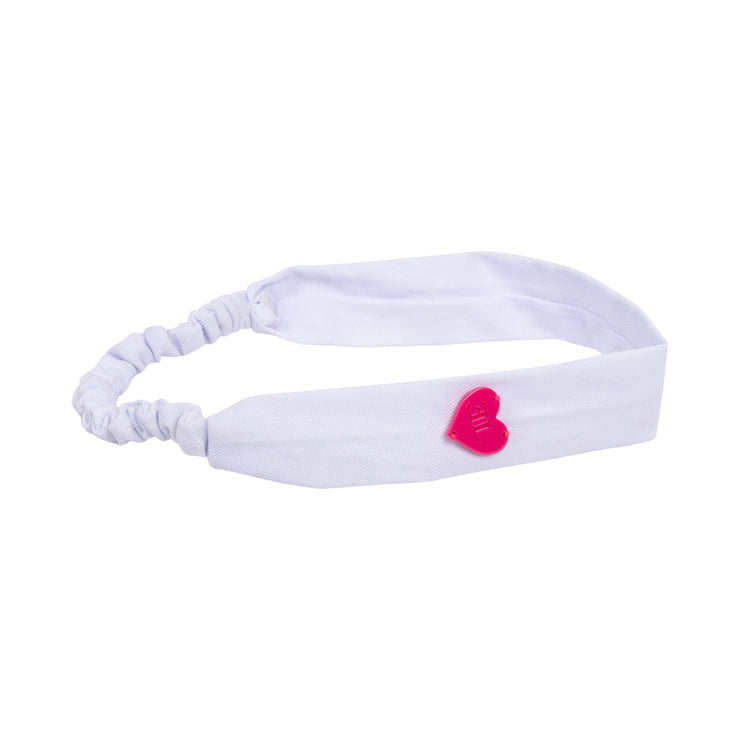 Denim Heart Plate Hairband