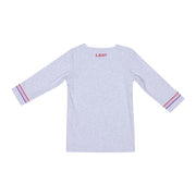 Stripped  Embroidery Tee
