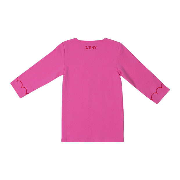 Scalloped Embroidery Tee