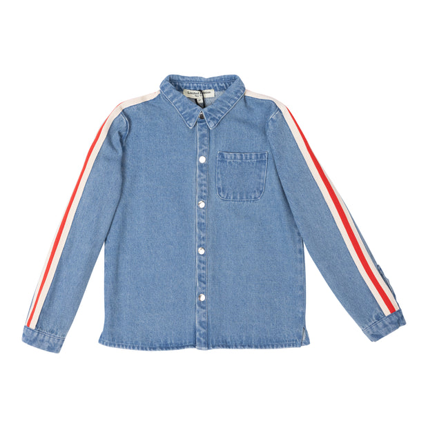 Denim Belt Boys Shirt