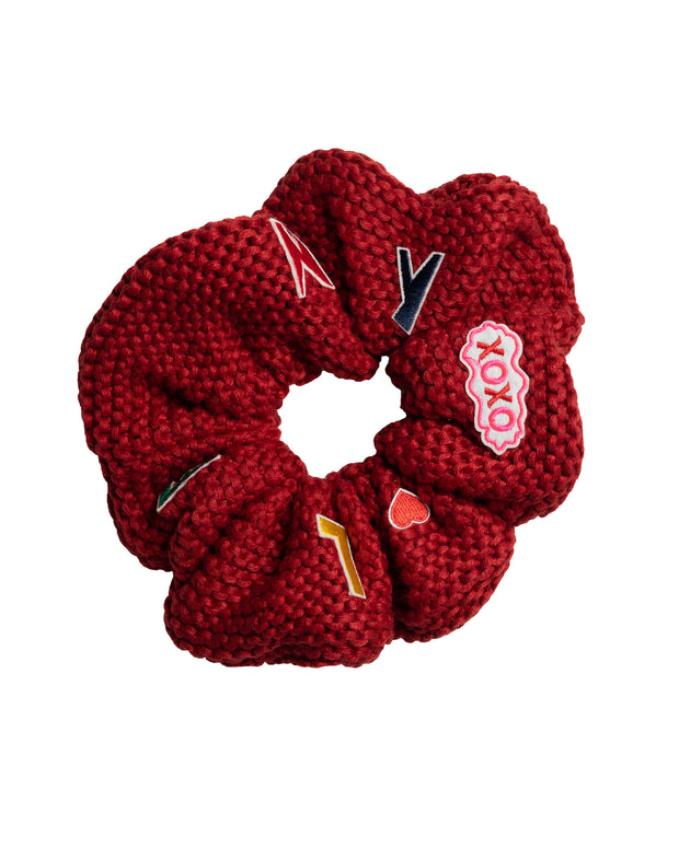 Crochet Aplique' Scrunchy