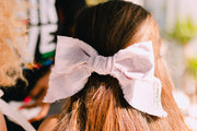 Linen Bow Clip