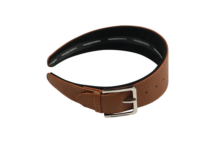 Leather Buckle Headband