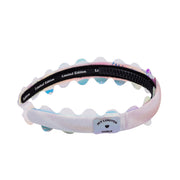 Iridescent Scalloped Edge Headband