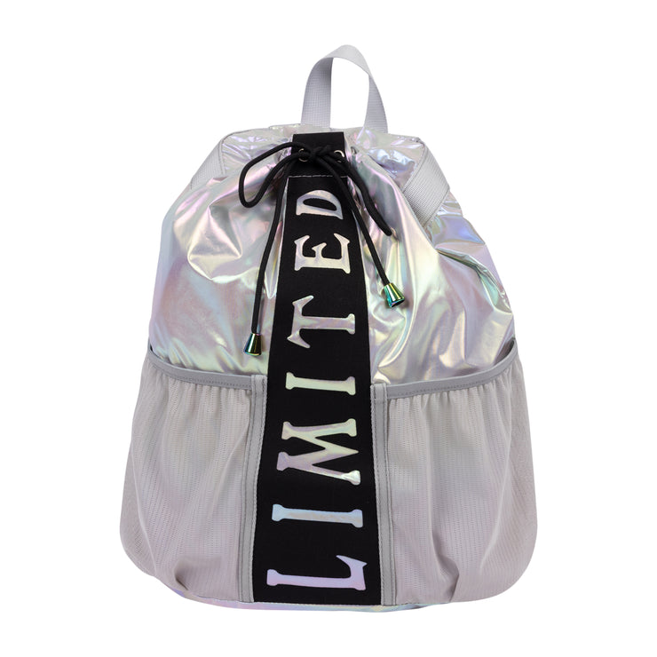 Iridescent Drawstring Backpack
