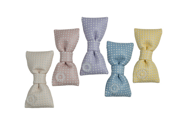 Perforated Puffed Bow Clip - Mini