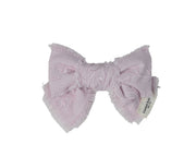 Linen Bow Clip - Mini