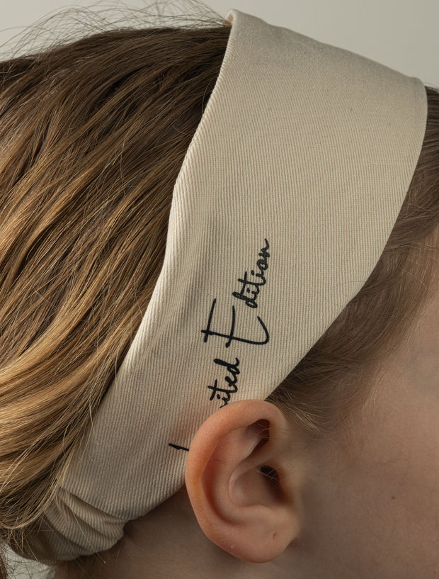 Beaded Logo Sweatband