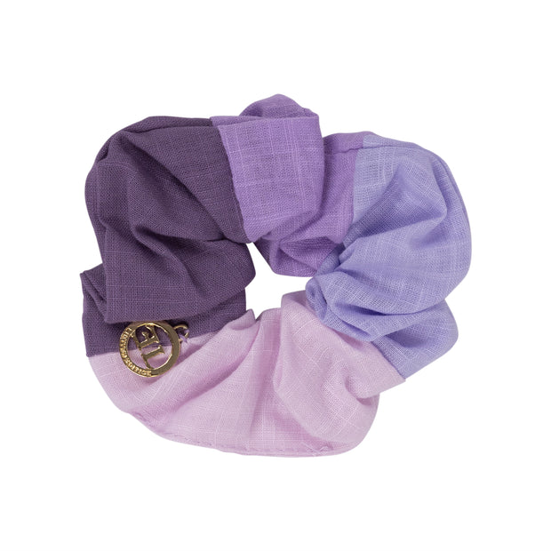 Multi Linen Scrunchie