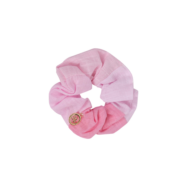 Multi Linen Scrunchie