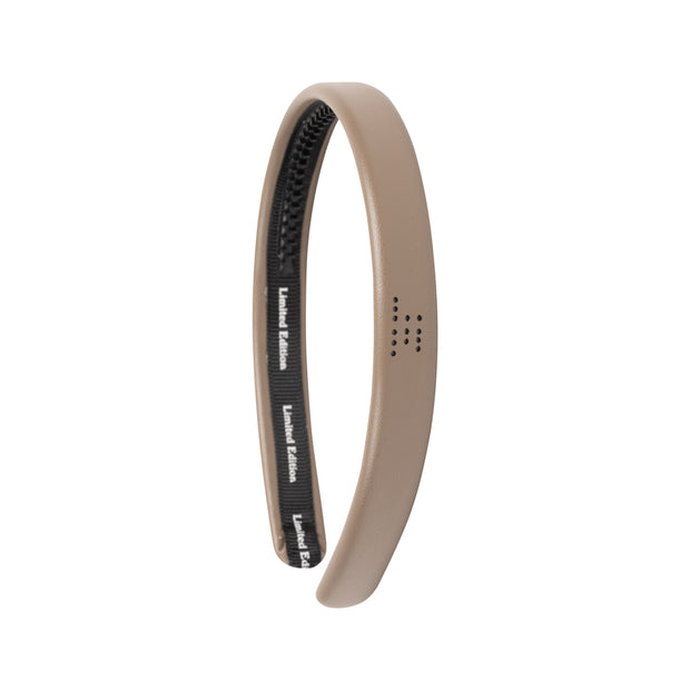 Perforated Leather  Headband-Thin