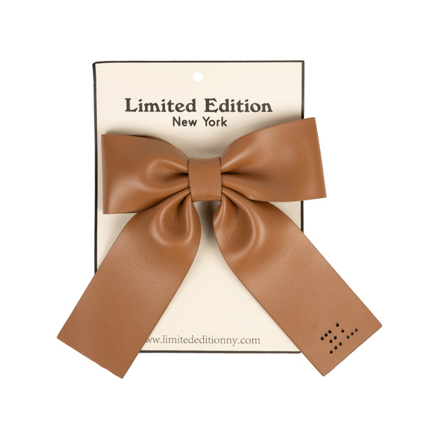 Perforated Leather  Bow