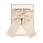 Perforated Leather  Bow