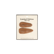 Perforated Leather  2-Pack Snap Clips