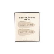 Perforated Leather  2-Pack Snap Clips