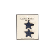 Perforated Leather Designed Clip 2-Pack