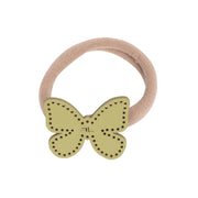 Perforated Leather Designed Pony Tie