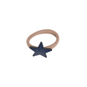 Perforated Leather Designed Pony Tie