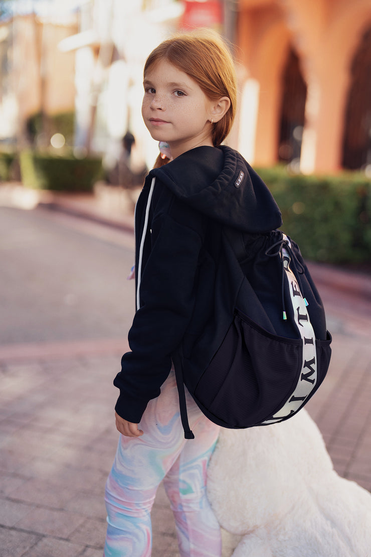 Iridescent Drawstring Backpack