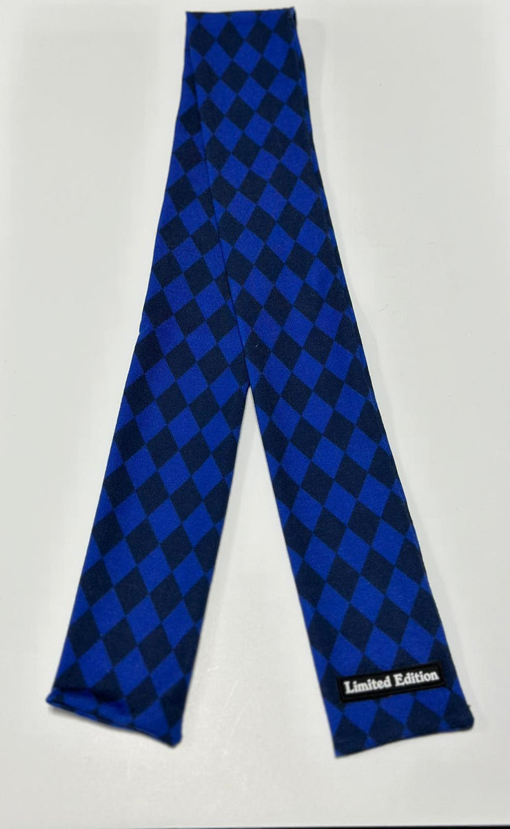 Argyle Printed Tie-Royal