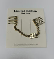 Embelleshed Pearl Tiarra-Gold
