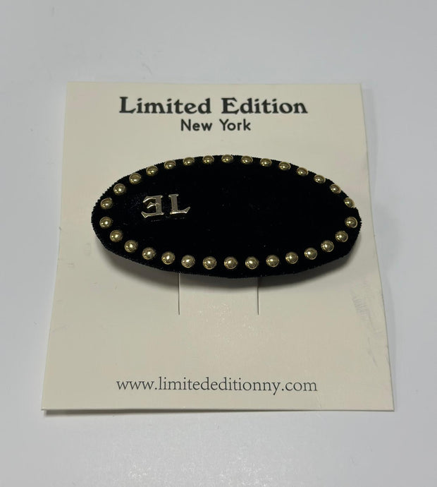 Embelleshed Pearl Clip-Black