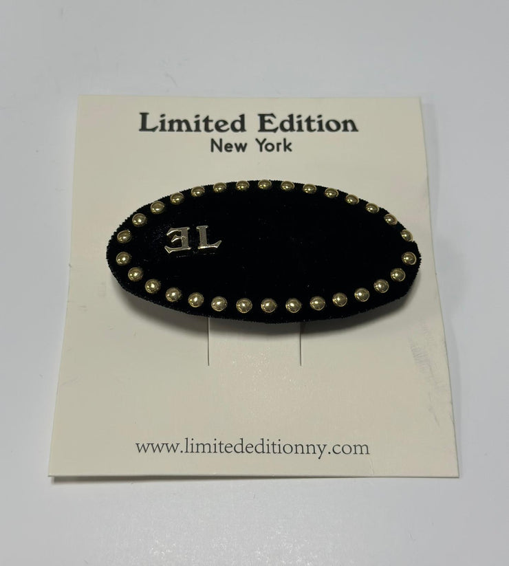 Embelleshed Pearl Clip-Black