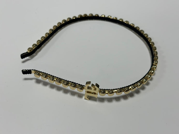 Embelleshed Pearl Headband-Gold