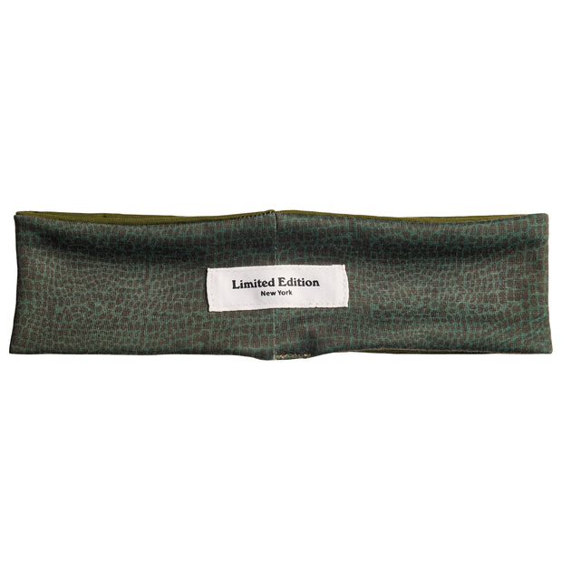 Reversible Animal Headband - Alligator Print