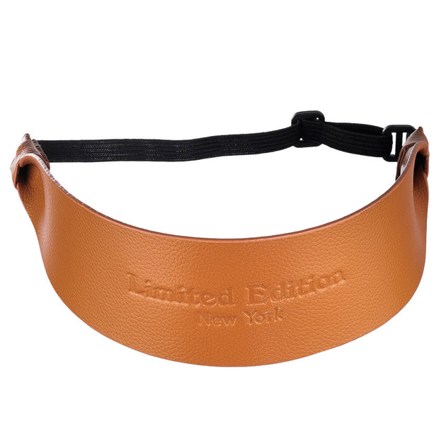 Vegan Leather Toddler Headband - Caramel