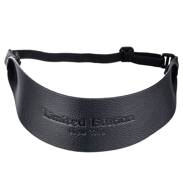 Vegan Leather Toddler Headband - Black