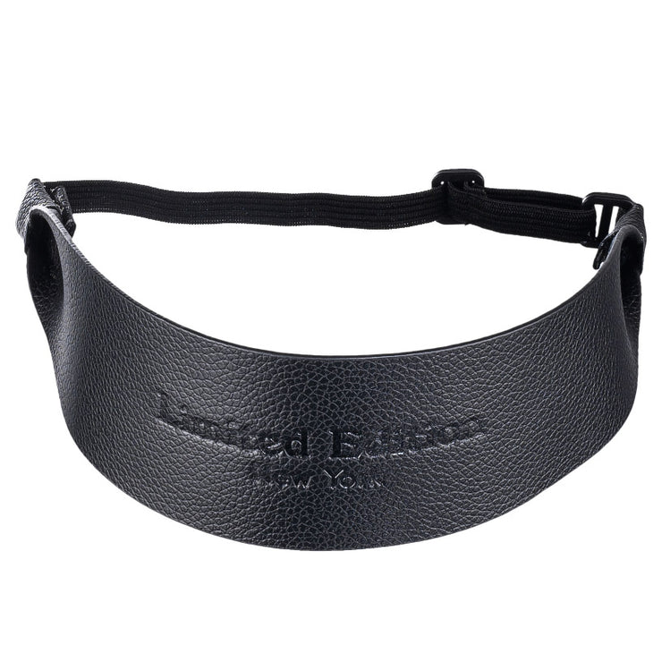 Vegan Leather Toddler Headband - Black