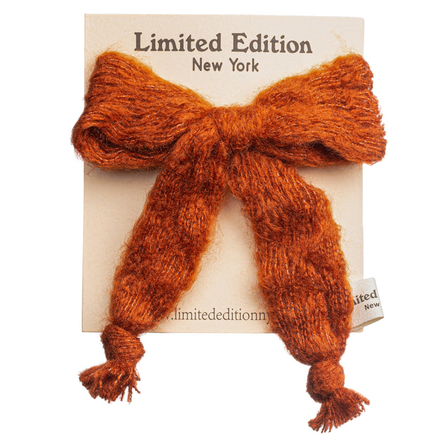 Vintage Yarn Small Bow - Pumpkin Spice